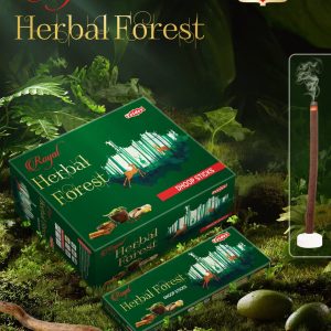 Royal Herbal Forest Dhoop Sticks (50g) - Natural Green Fragrance