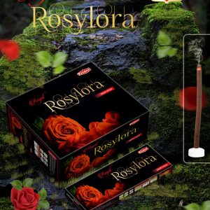 Royal Rosylora Dhoop Sticks (50g) - Premium Rose Fragrance