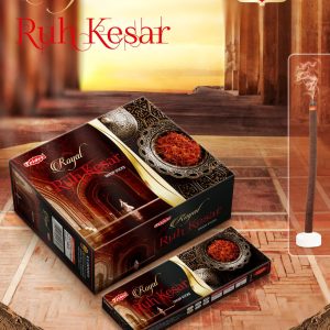 Royal Ruh Kesar Dhoop Sticks (50g) - Exotic Saffron Fragrance