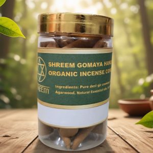 Shreem Gomaya Handcrafted Organic Incense Cones (Agarwood)